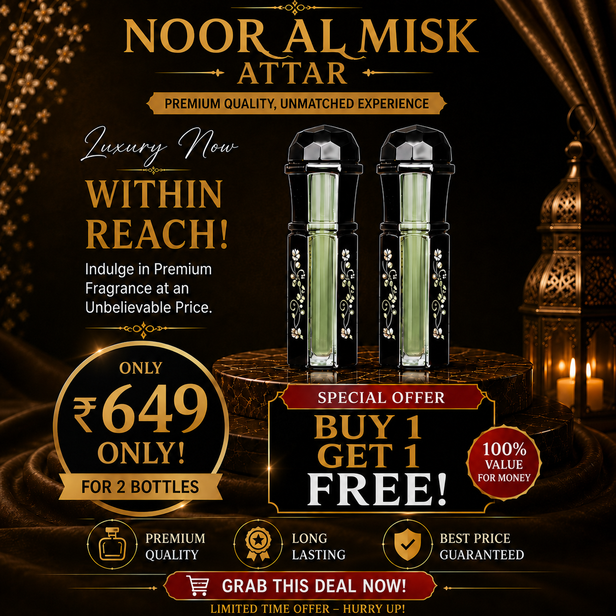 Noor-AL-Misk - PACK OF 2 COMBO